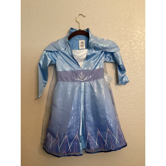 NWT Disney Parks Frozen 2 Queen Elsa Halloween Dress Costume Sz 4 - Picture 1 of 5